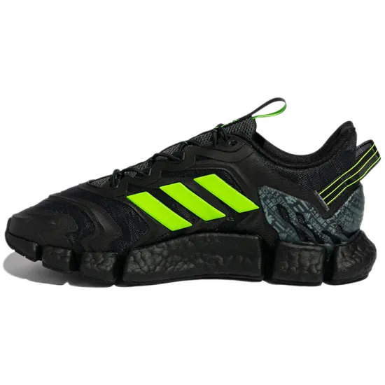 Adidas Climacool Series Running Shoes Unisex Low-top Black/dark Cyan Gray/fluorescent Green