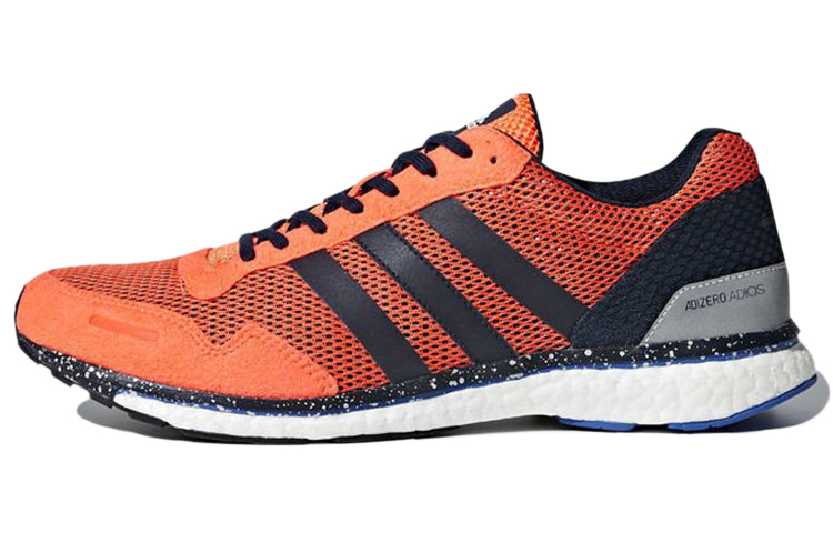 Adidas Adizero Adios Comfortable Cushioning, Wear Resistant Low top Running Shoes Men's Orange