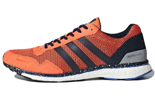 Adidas Adizero Adios Comfortable Cushioning, Wear Resistant Low top Running Shoes Men's Orange