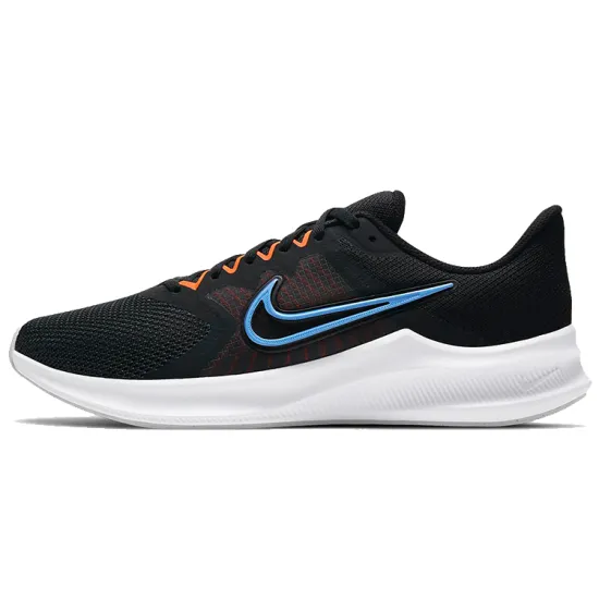 Nike Downshifter 11 Running Shoes Men Low-top Black/Blue/Orange