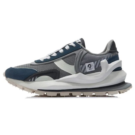 LiNing Fangyuan Eternal Running Shoes Women's Low-Top Shark Gray/Leather Gray Blue/Haze Gray