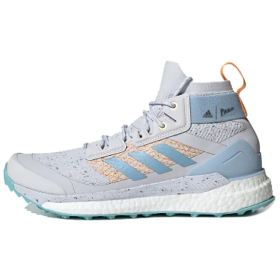 Adidas Terrex Free Hiker Hiking Shoes Women's High-top Grey/Blue
