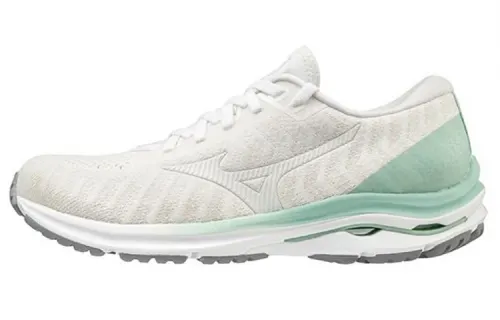 Mizuno Women's Wave Rider 24 Waveknit 'White Green' Women's