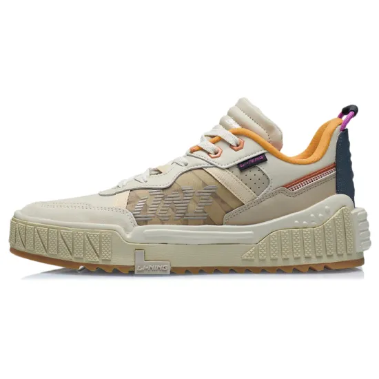 LINING 001 UNBLOCK Skateboard Shoes Men Low-Top Dusty Khaki/Floaty Dust
