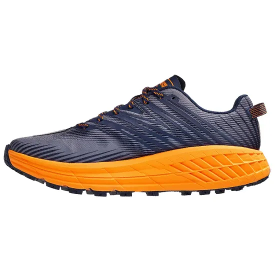 HOKA ONE ONE Speedgoat 4 Black Iris Marigold