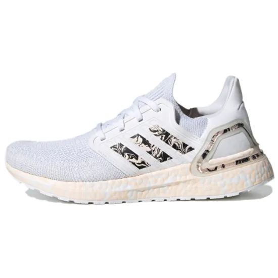 Adidas Ultra Boost 20 Glam Pack White Pink Tint Women's