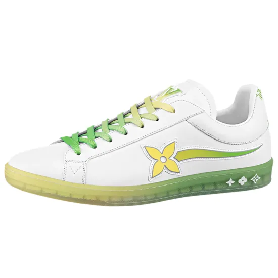 LOUIS VUITTON Luxembourg Samothrace Trainers 'White Yellow Green'
