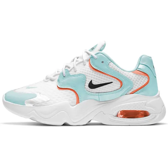 Nike Air Max 2X Running Shoes Women's Low-top White/Royal Blue/Fern Green
