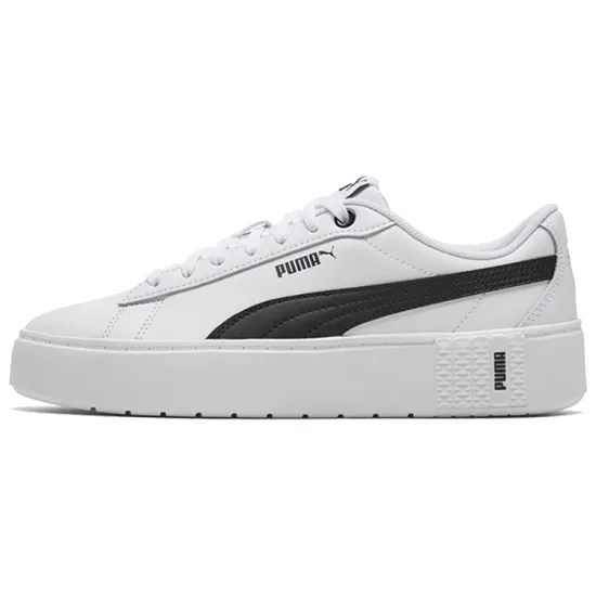 Puma Smash Series Skateboarding Shoes Women's Low-top White/Black