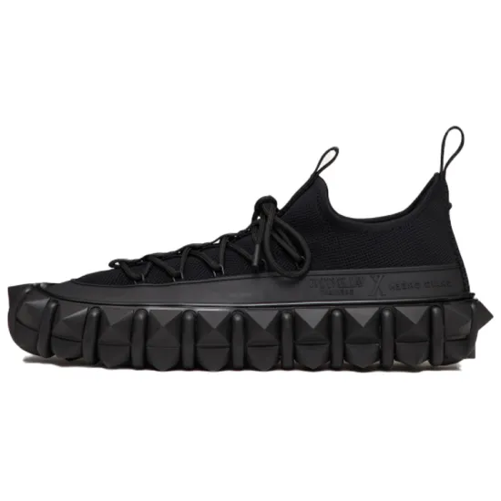CRAIG GREEN x Valentino Rockstud Low Top Skateboard Shoes Men's Black