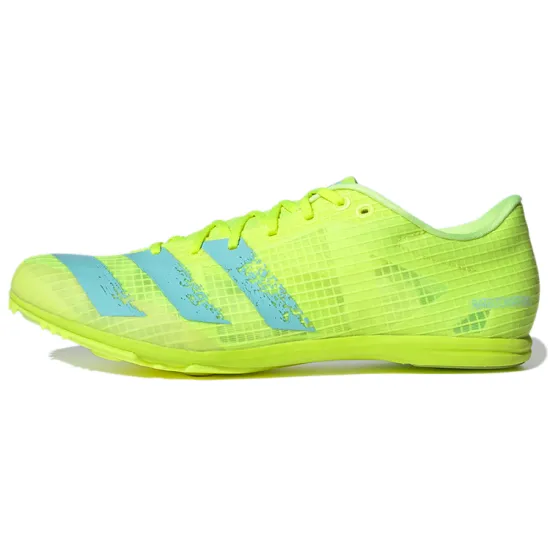 Adidas Distancestar Spikes Running Shoes Unisex Low-top Fresh Green