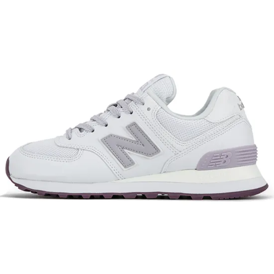 New Balance 574 White/Purple Women's