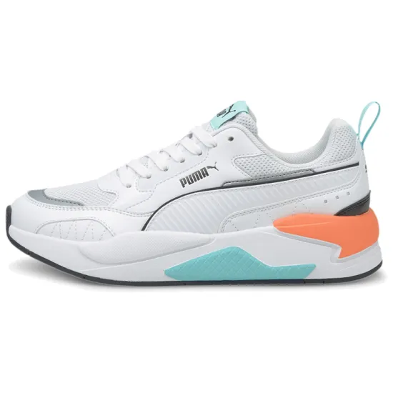 PUMA X-RAY Lifestyle Shoes Unisex Low-top White/Orange/Blue