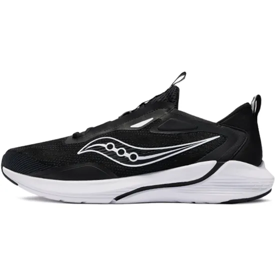 Saucony Humming 1 Running Shoes Men Low-Top Black White