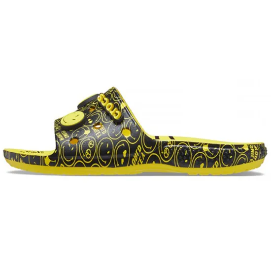 Smiley X Crocs Classic Clog Flip-flops Unisex Yellow/Black