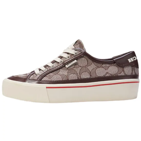 COACH CitySole Skateboard Shoes Women's Low-Top Brown
