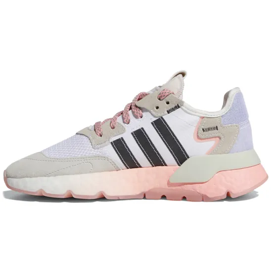 Adidas Originals Nite Jogger Lifestyle Shoes Women's Low-top White/brown/pink