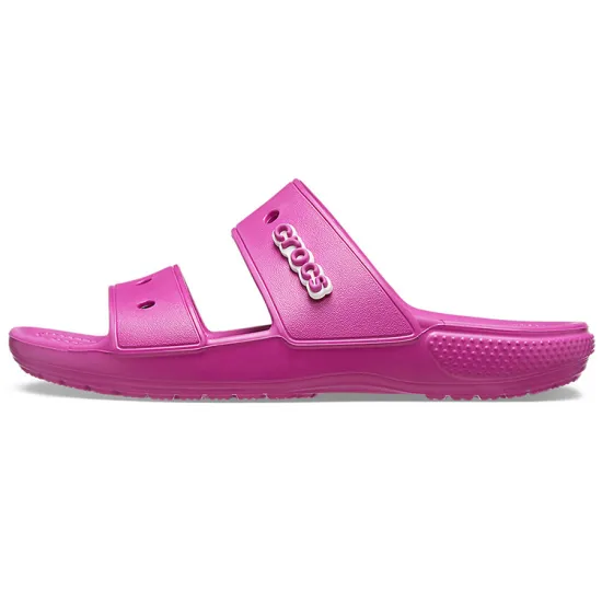 Crocs Classic Cozy Unisex Purple Red Sandals