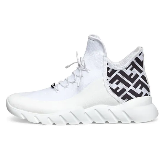 FENDI FF Motif Mesh High 'White'