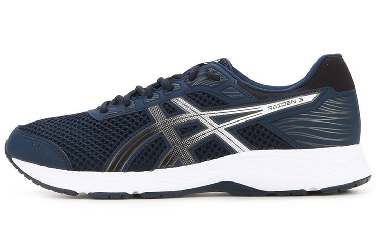 ASICS Raiden 3 Running Shoes Men's Low Top Black Blue