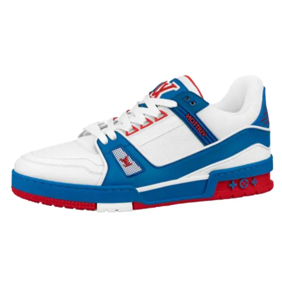 LOUIS VUITTON Trainer Red White Blue