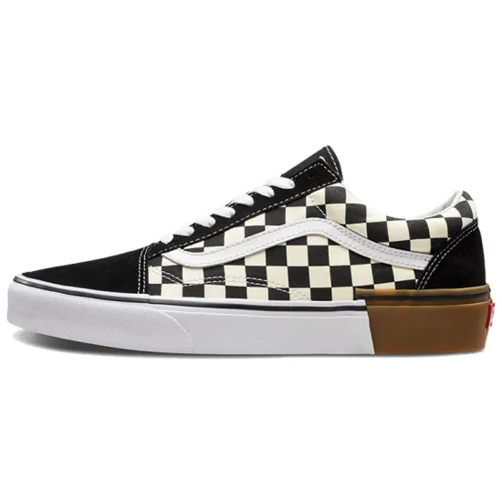 Vans Old Skool Checkerboard Gum Sole