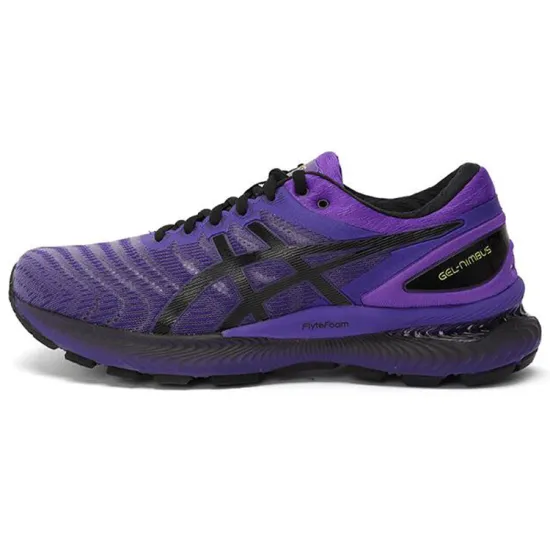 Asics GEL-Nimbus 22 Running Shoes Men Low-top Purple/Black