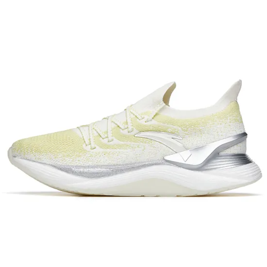 ANTA Chuang 2.0 Pro Running Shoes Men Low-Top Yellow/Silver White