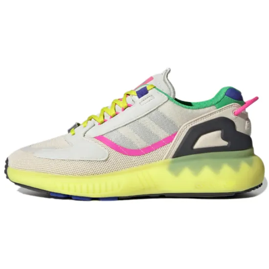 Adidas ZX 5K Boost Wonder White Acid Yellow Women's