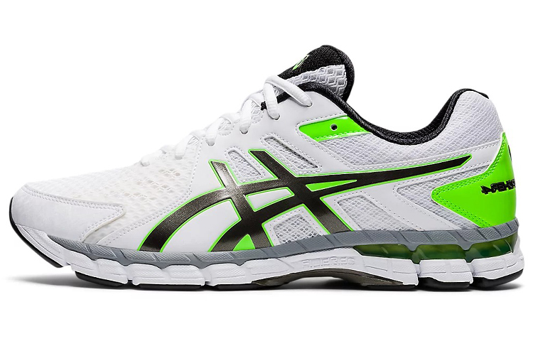 Asics Gel Rink Scorcher 4 Comfortable Low top Running Shoes Men's White Black Green