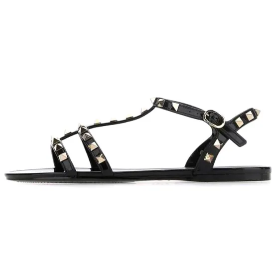 Valentino GARAVANI Rockstud Strap Sandals Women's Black