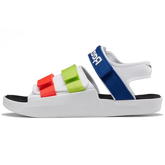 Reebok Beach Sandals Unisex White/Blue/Green/Orange