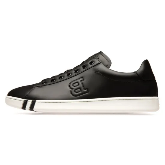 BALLY Skateboard Shoes Men Low-Top Black