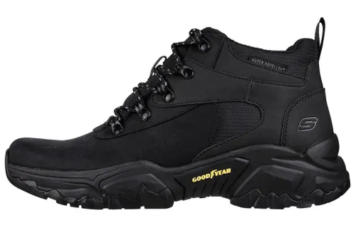 Skechers Relaxed Fit Outdoor Shoes Men's Mid Top Black