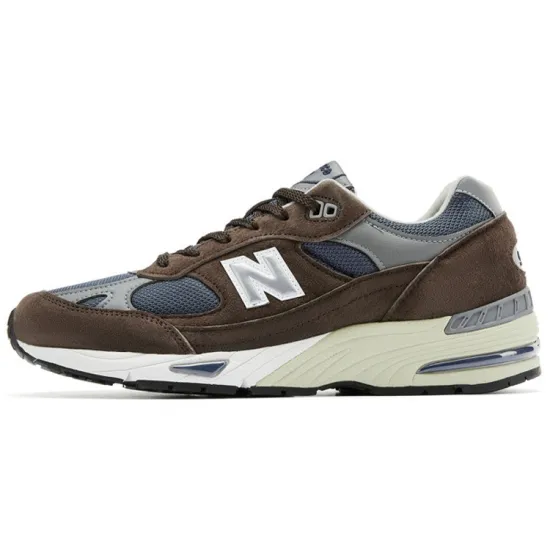 New Balance 991 Brown Navy Grey