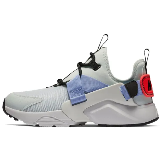 Nike Air Huarache Running Shoes Women's Low-top Grey/Black/Purple/Red