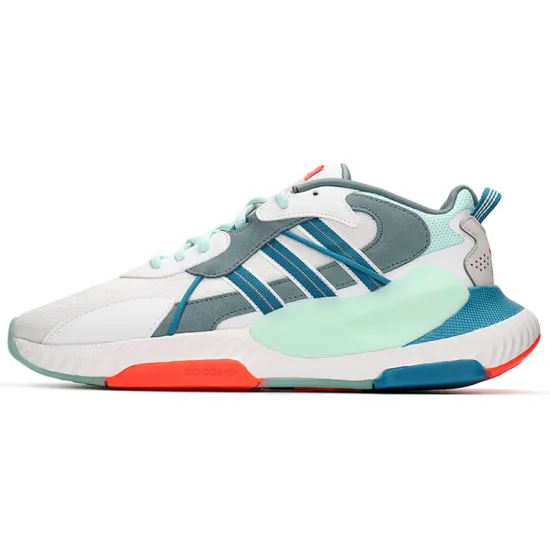 Adidas Originals Hi-Tail Skateboard Shoes Unisex Low-top White/blue/mint Green