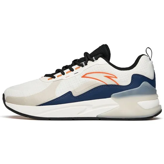 Anta Pursuing Clouds Durable Breathable Low-Top Sports Casual Shoes Men's White Black Blue