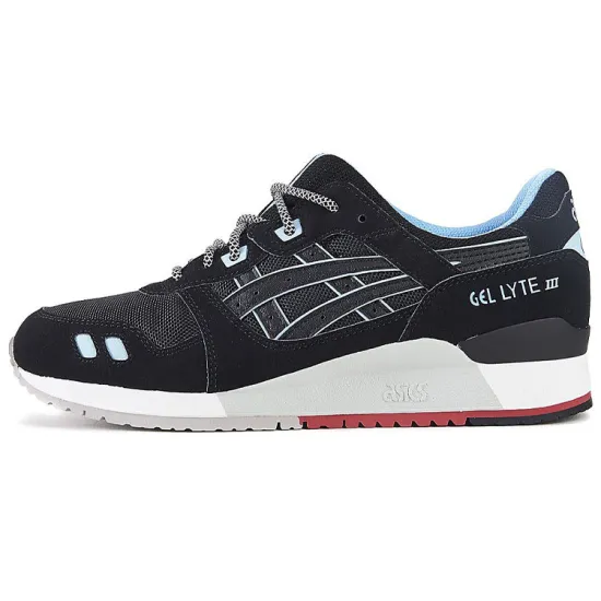 Asics Gel-Lyte 3 Running Shoes Men Low-top Black/white/red