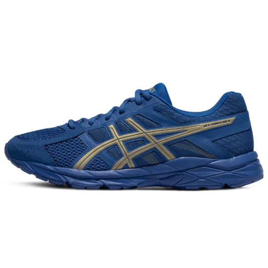 Asics Gel-Contend 4 Running Shoes Men Low-top Blue/Gold