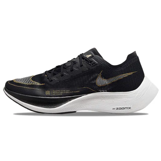 Nike ZoomX Vaporfly Next% 2 Black Metallic Gold Coin Women's
