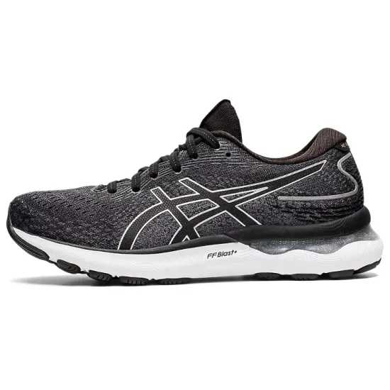 Asics Women's Gel Nimbus 24 Wide 'Black White'