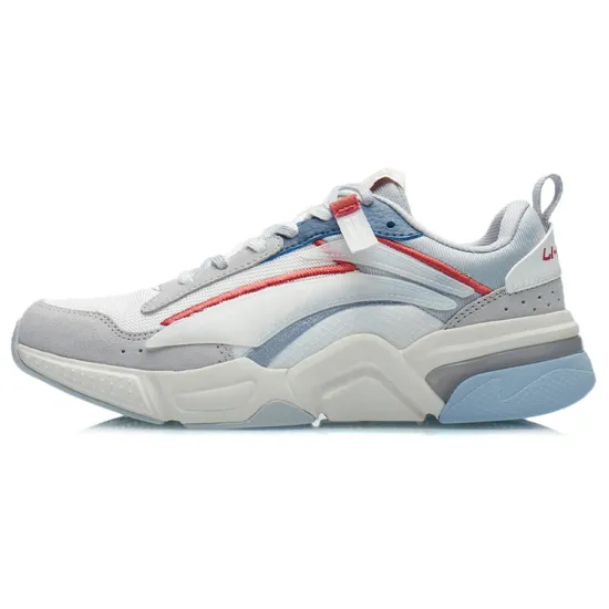 LINING Running Shoes Women's Low-Top Microcrystalline Gray/Ivory