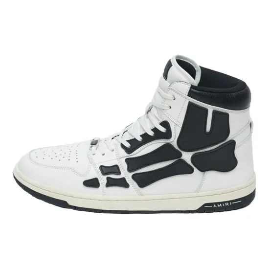 AMIRI Skel Top High 'White Black'