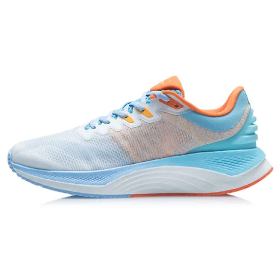 LiNing YueYing Yueying Cushioning Anti Slip And Wear Resistant Low Top Running Shoes Blue Orange