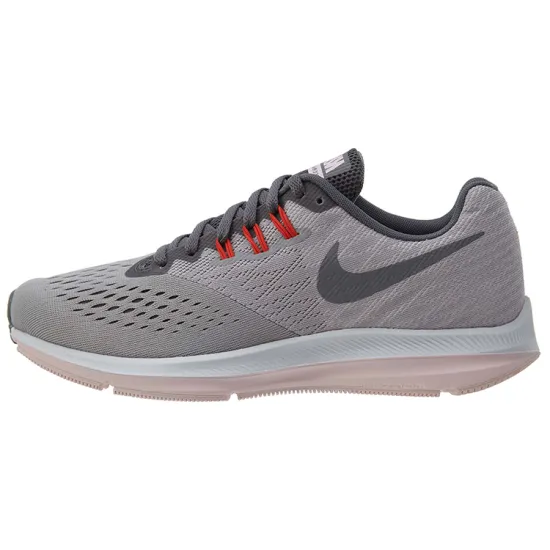 Nike Zoom Winflo 4 Running Shoes Women's Low-top Grey/orange