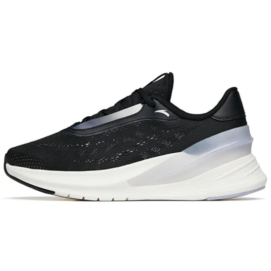 ANTA Running Shoes Women's Low-Top Black/Light Purple Gray
