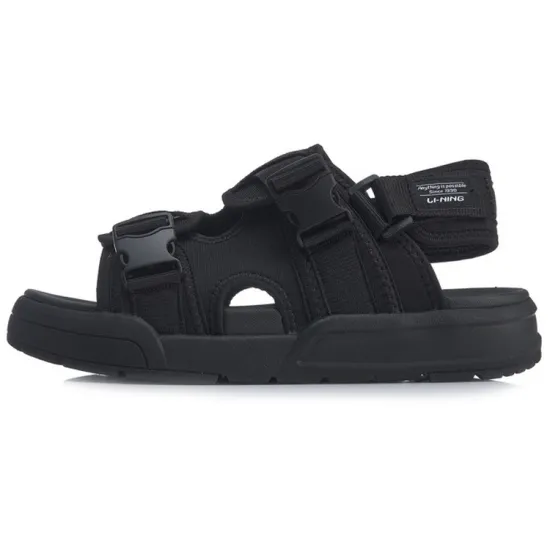 LINING Coca Beach Sandals Unisex Black