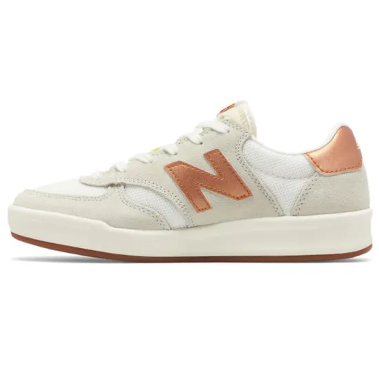 New Balance NB 300 Skateboarding Shoes Women's Low-top Light Grey / Sea Salt White / Rose Gold