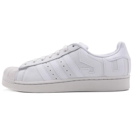 Adidas Originals Superstar Series Skateboard Shoes Unisex Low-top White/Gray
